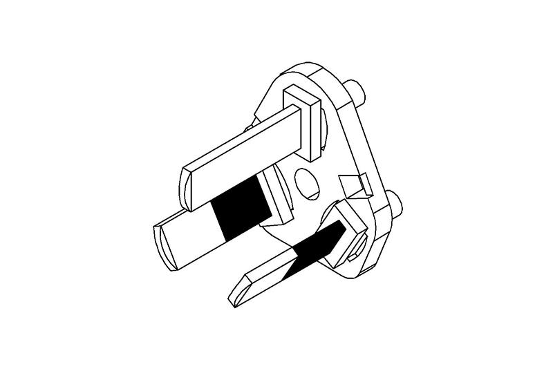國標(biāo)三插-半絕緣